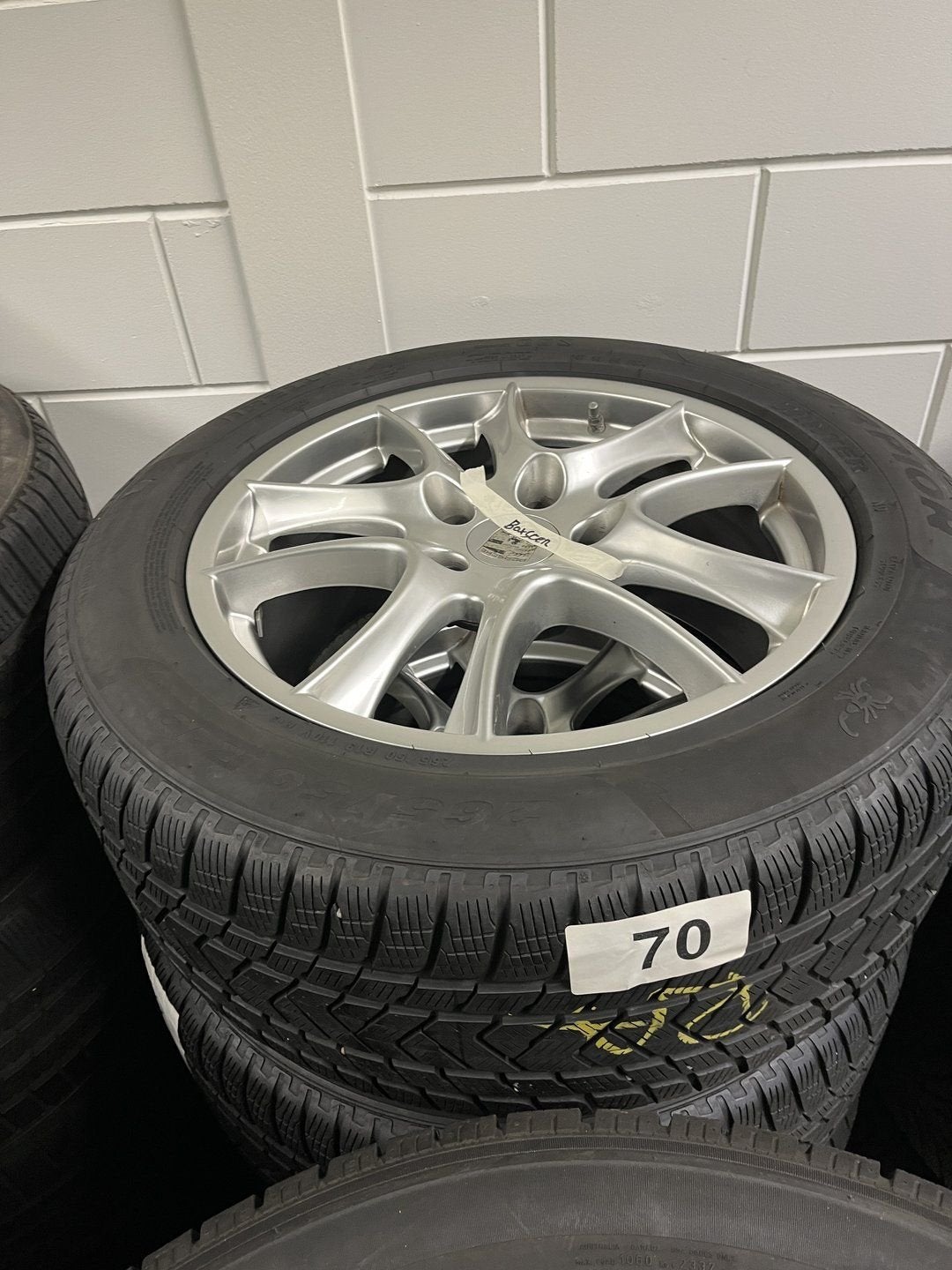 nr70 S 4x Porsche Cayenne 19inch velgen + Pirelli Scorpion S, Gebruikt, -, 265 mm, -