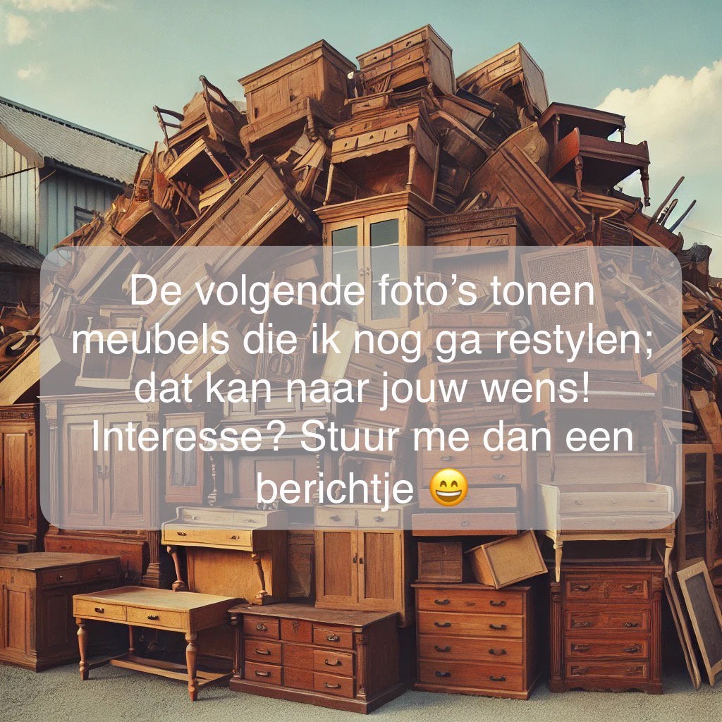 Meubels gerestyled naar wens, Huis en Inrichting, Ophalen, Gebruikt