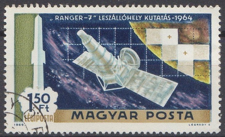 Hongarije - Ruimtesonde Ranger 7 - 1969, Verzenden