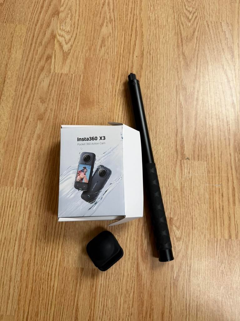 Insta360 X3 avec selfie stick, Ophalen of Verzenden, Zo goed als nieuw