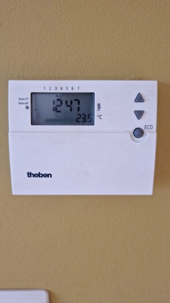 THEBEN RAM 795 klokthermostaat, Enlèvement, Utilisé