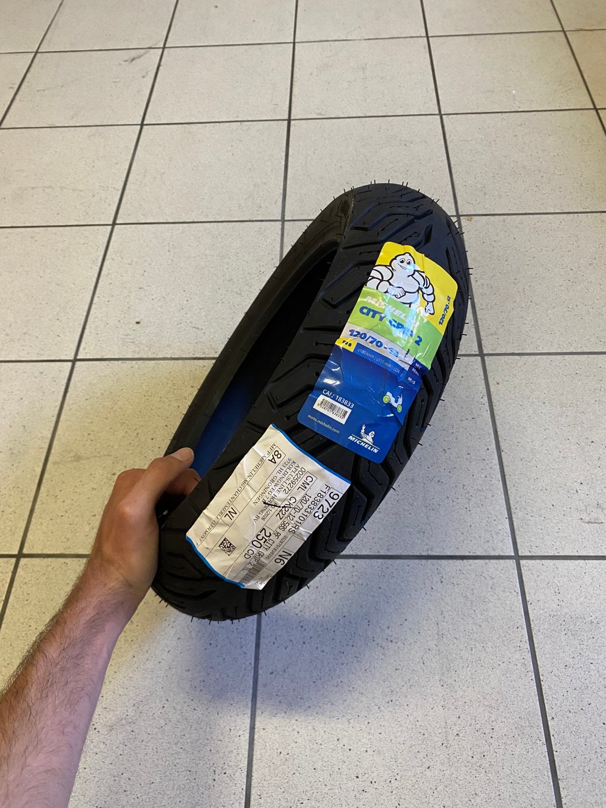 Michelin City Grip 2 120/70-12 Scooterband Nieuw, Ophalen