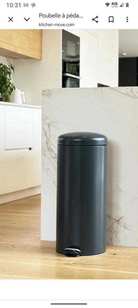 Poubelle neuve Kitchen Move, Huis en Inrichting, Woonaccessoires | Prullenbakken, Ophalen, Overige materialen, Met pedaal, 50 tot 75 cm
