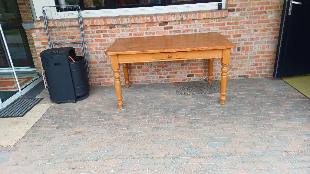 Houten tafel, 150 à 200 cm, Cinq personnes ou plus, Enlèvement, Utilisé