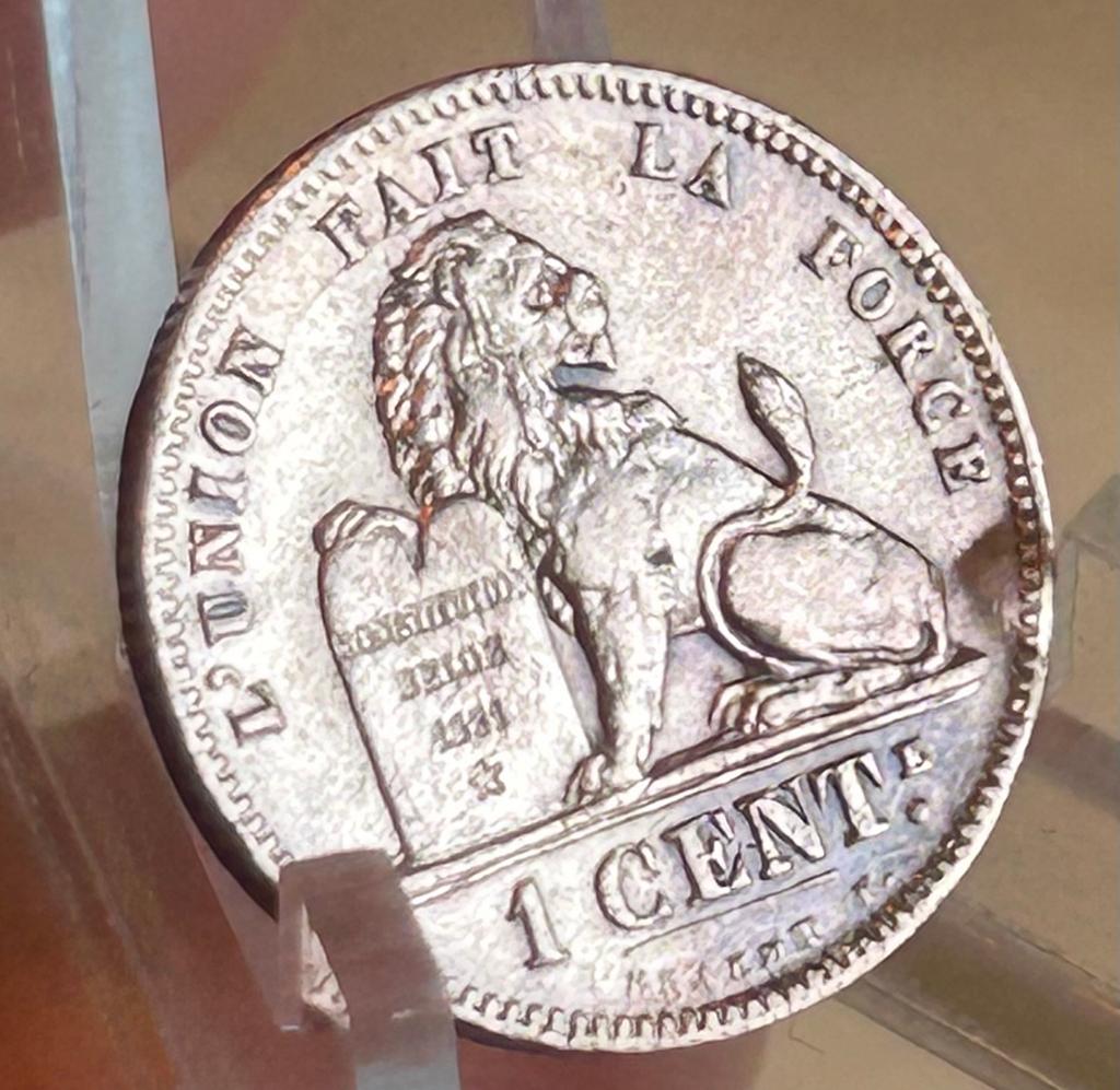 1 cent 1874 leopold 2, Ophalen of Verzenden