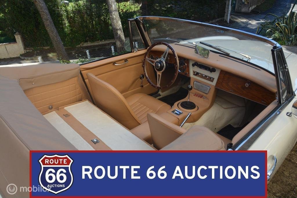 Austin-Healey 3000 MK III | 1967 | Route 66 Auctions, Austin, Zwart, Bedrijf, Handgeschakeld