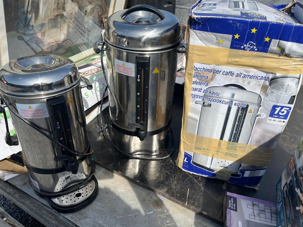 3x perculator in zeer goede staat, Ophalen, Zo goed als nieuw