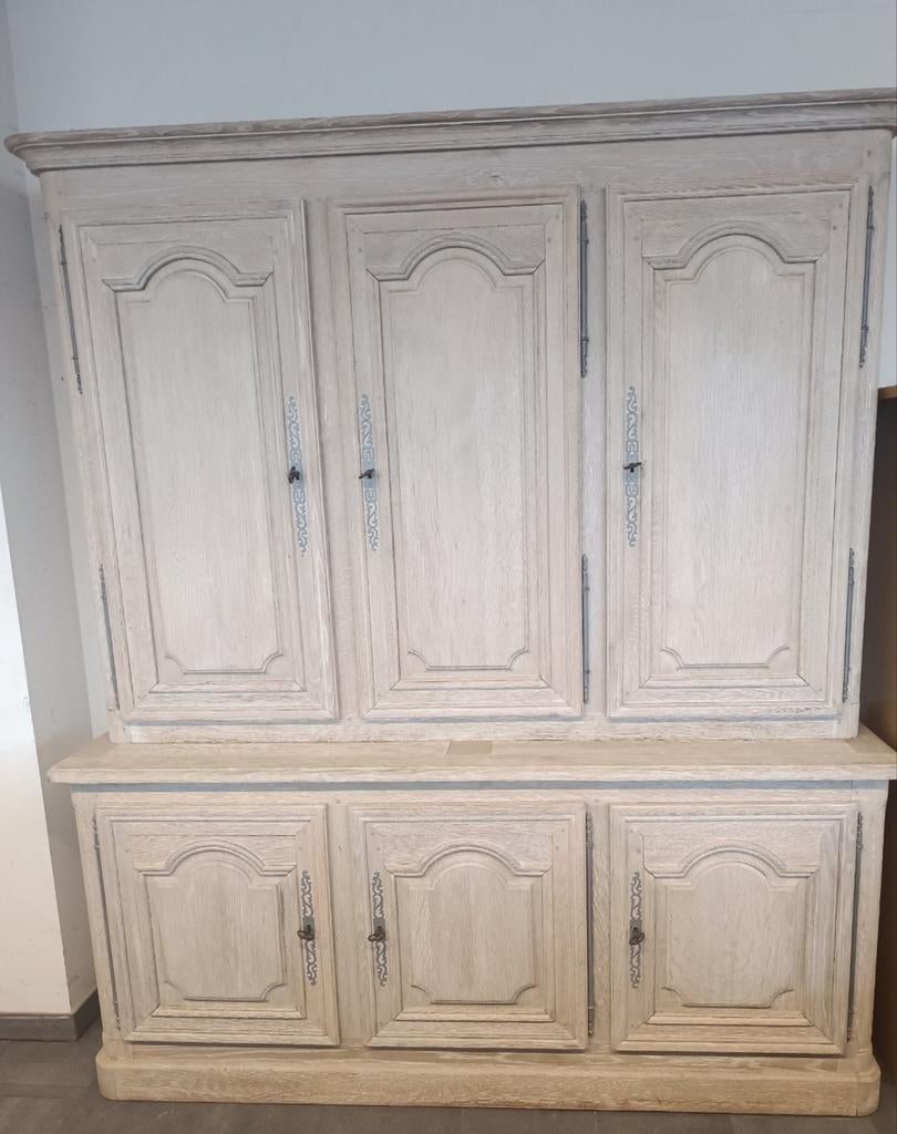 Armoire en chêne massif – véritable bois, Enlèvement, Comme neuf, Chêne, Avec porte(s)