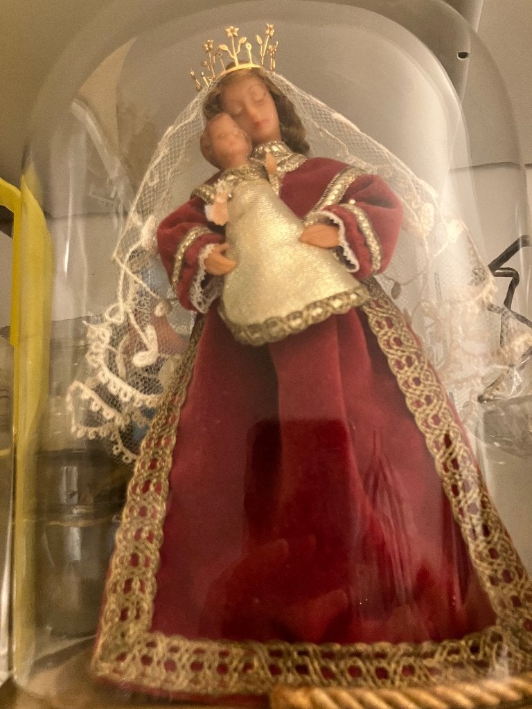 Globe met Maria, Antiek en Kunst, Antiek | Religieuze voorwerpen, Ophalen
