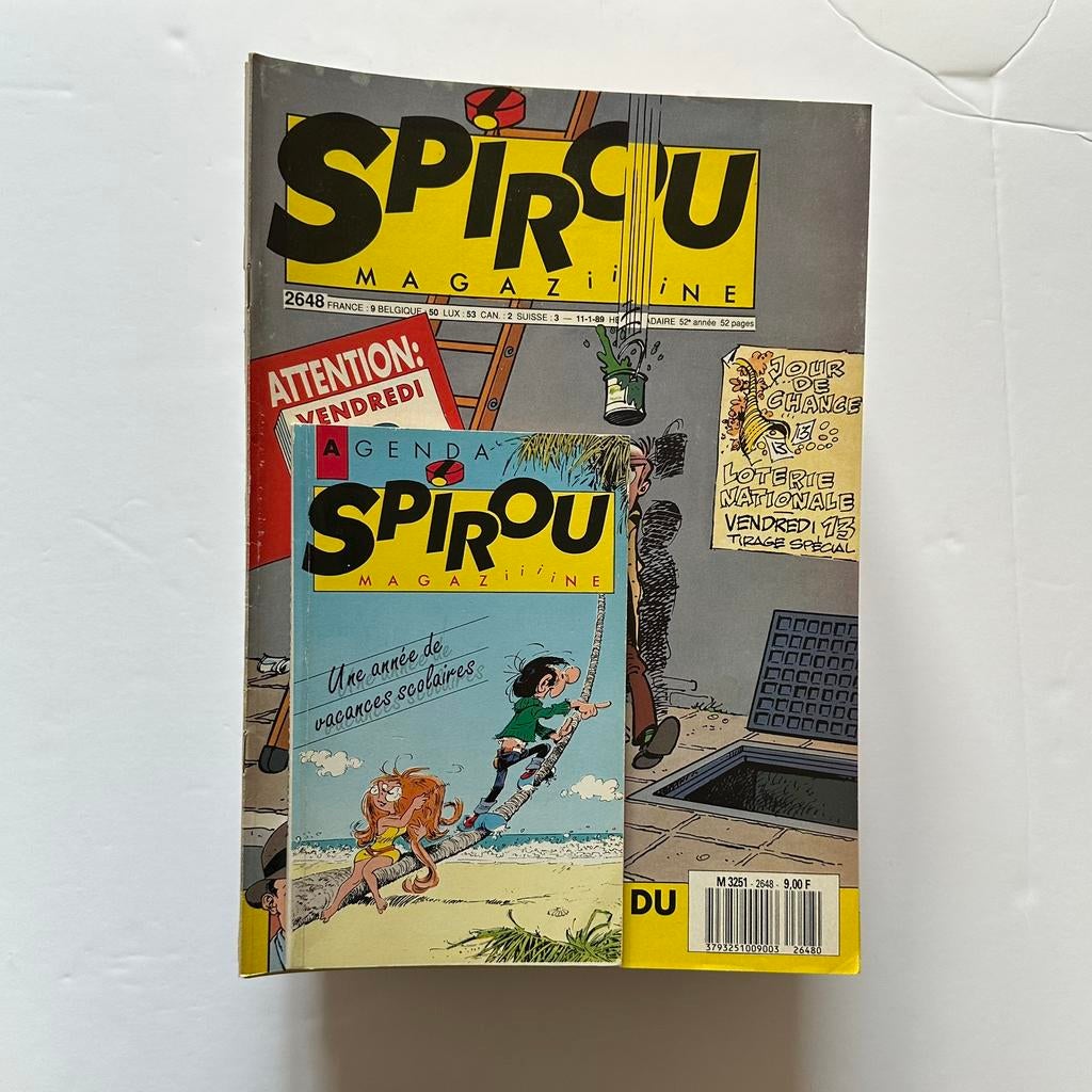 Spirou Magazine année 1989 complète, Collections, Enlèvement, Gaston ou Spirou, Comme neuf, Livre ou Jeu
