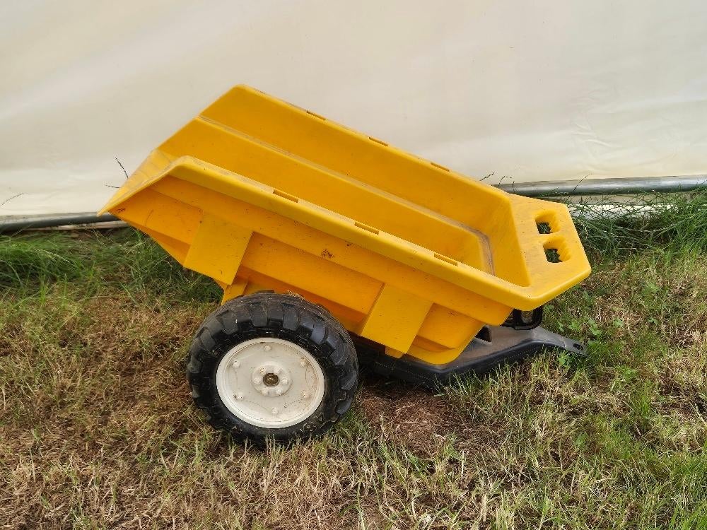 Gele kipkar voor kindertractor, Enlèvement, Utilisé, Véhicule à pédales