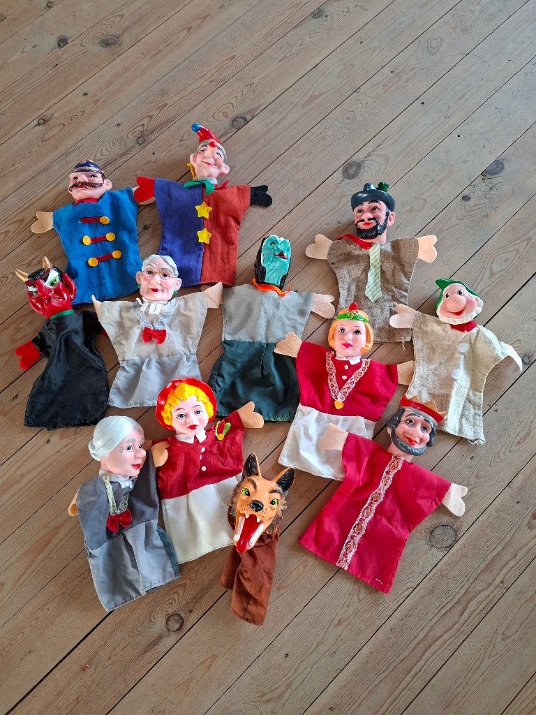 Marionnettes vintage (lot de 12), Enlèvement