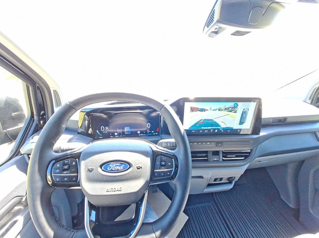 LEASING FORD CUSTOM 6 zit dubbel cabine, Auto's, Dealer onderhouden, Zwart, Diesel, 6 zetels