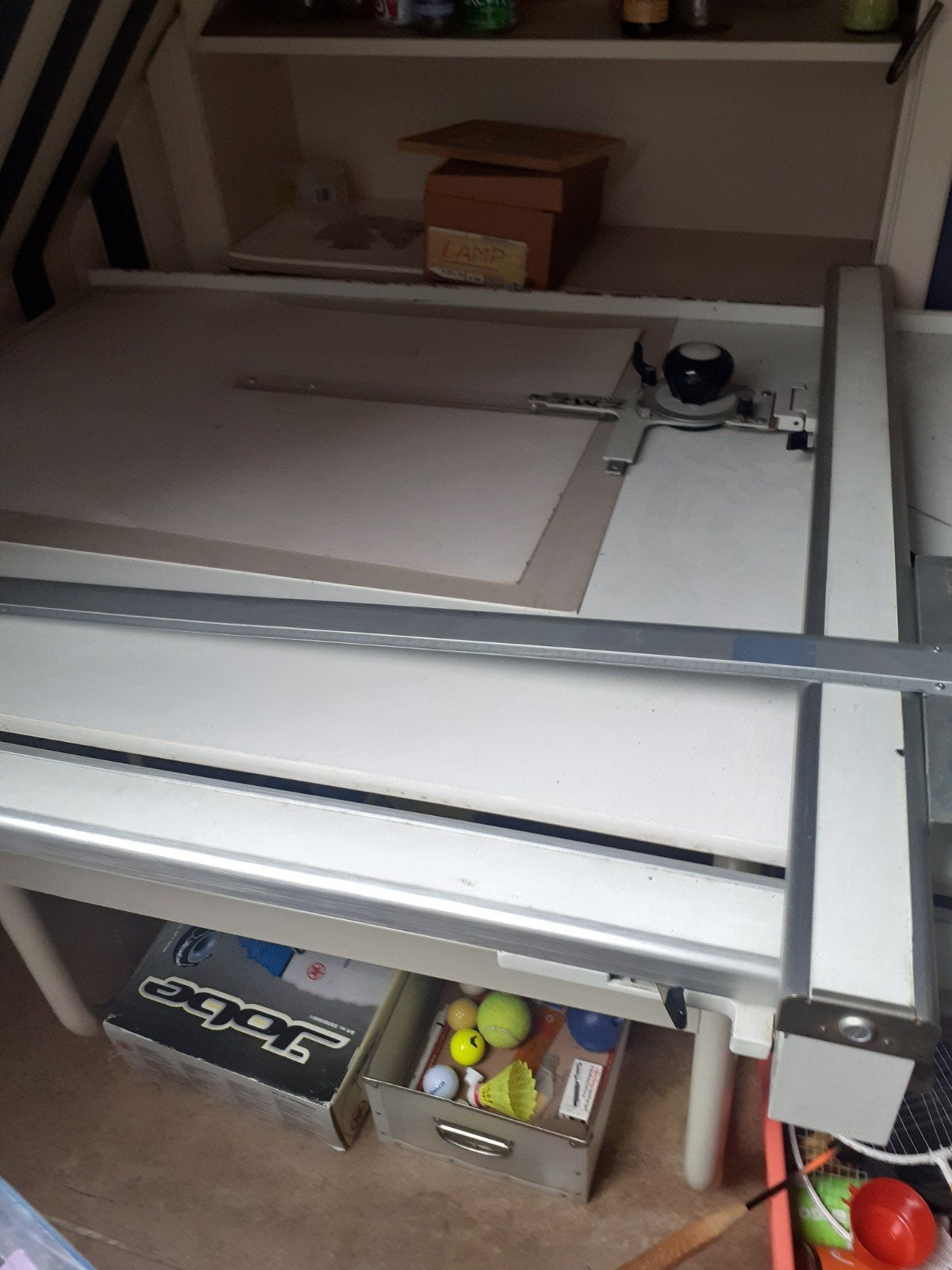 Tekentafel, Bricolage & Construction, Tables à dessin, Enlèvement, Utilisé, Moins de 130 cm