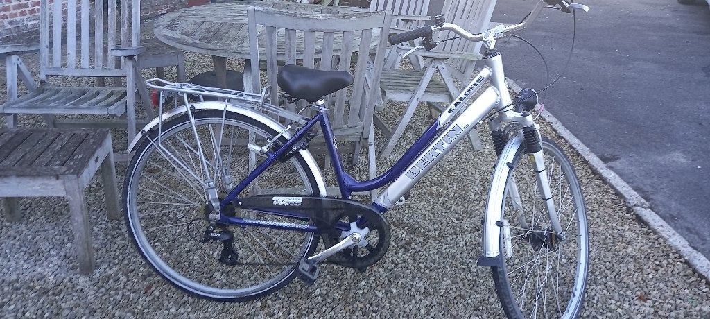 damesfiets, Ophalen, Gebruikt, Velgrem, 47 tot 50 cm