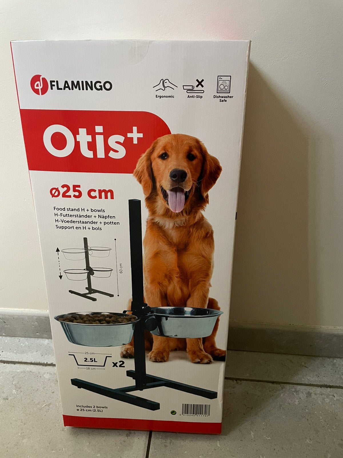 Voerpotten voor hond op staander, nieuw!, Ophalen, Verstelbaar, Nieuw