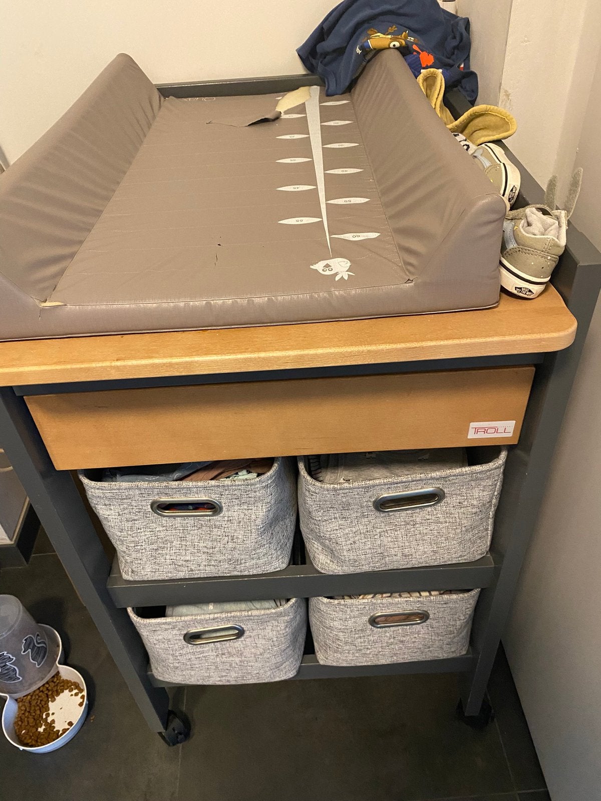 Babytafel / luiertafel, Kinderen en Baby's, Ophalen, Gebruikt, 105 cm of meer, 75 tot 100 cm