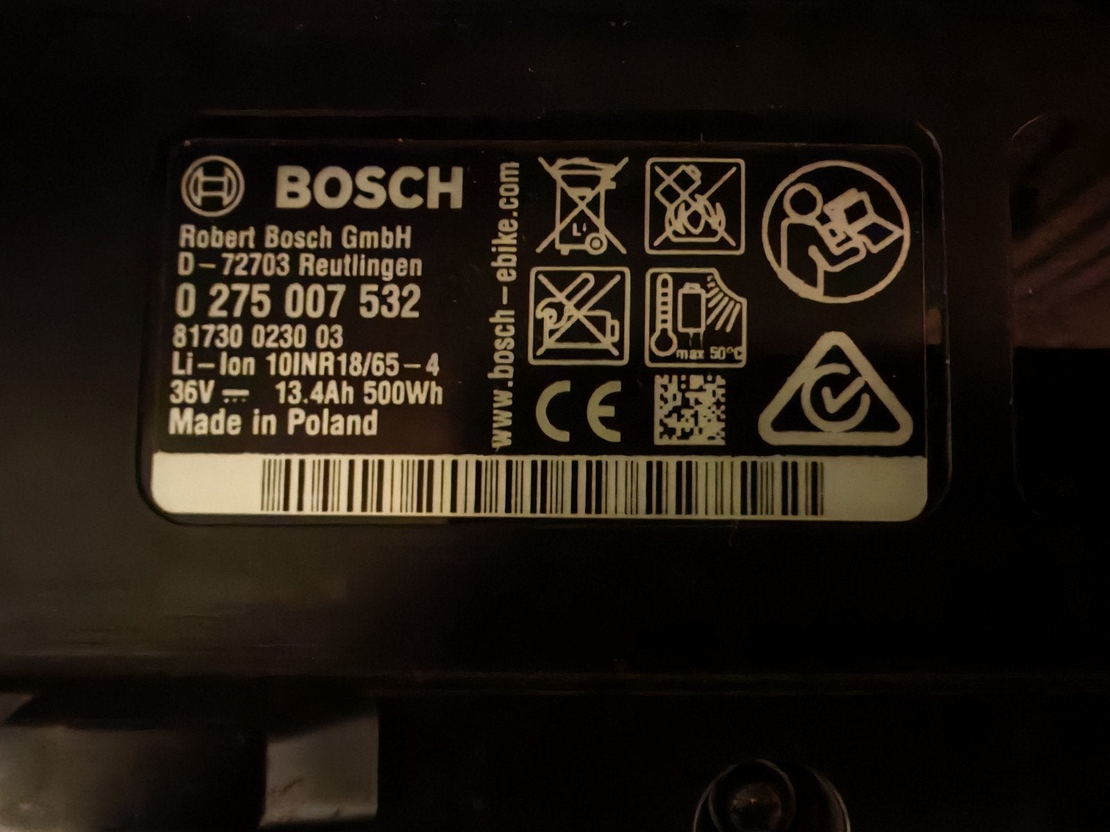 Bosch Powerpack 500, Fietsen en Brommers