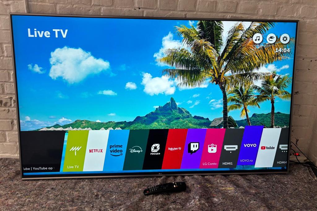 LG Smart 4K UHD AI THINQ NaNocell 55”, Audio, Tv en Foto, Televisies, Ophalen, LED, 120 Hz, Zo goed als nieuw