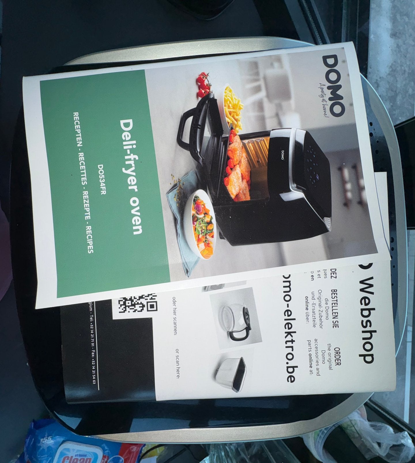 DELI-FRYER OVEN, Elektronische apparatuur, Ophalen of Verzenden, Zo goed als nieuw, Oven, Draaiplateau