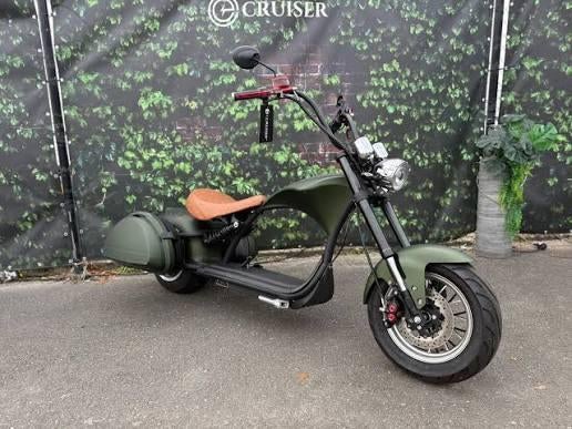 E-Cruiser Chopper comme neuf, Enlèvement ou Envoi, Classe A (25 km/h), Électrique, 50 cm³