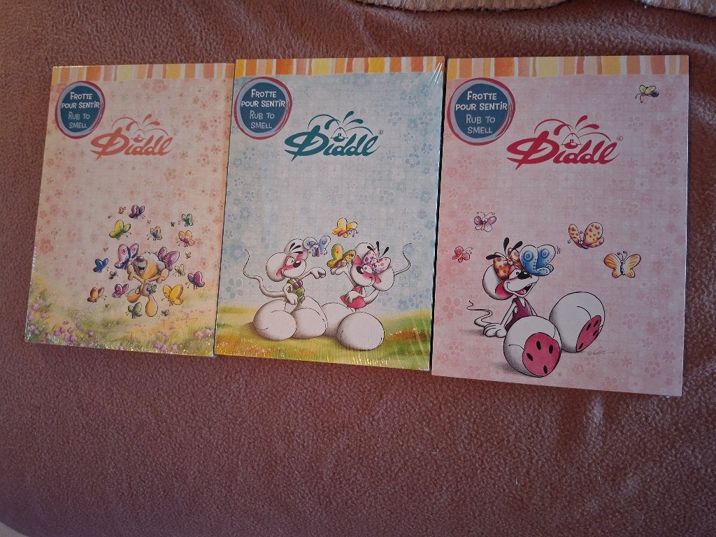 Diddl 3 nieuwe diddl blokken!, Verzamelen, Diddl, Ophalen of Verzenden, Diddl, Nieuw, Papier, Kaart of Schrift