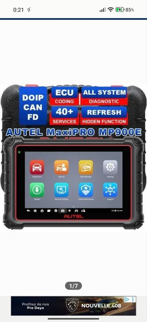 Autel mp900ts ter waarde van 967 euro promo nieuw van nieuw, Ophalen of Verzenden