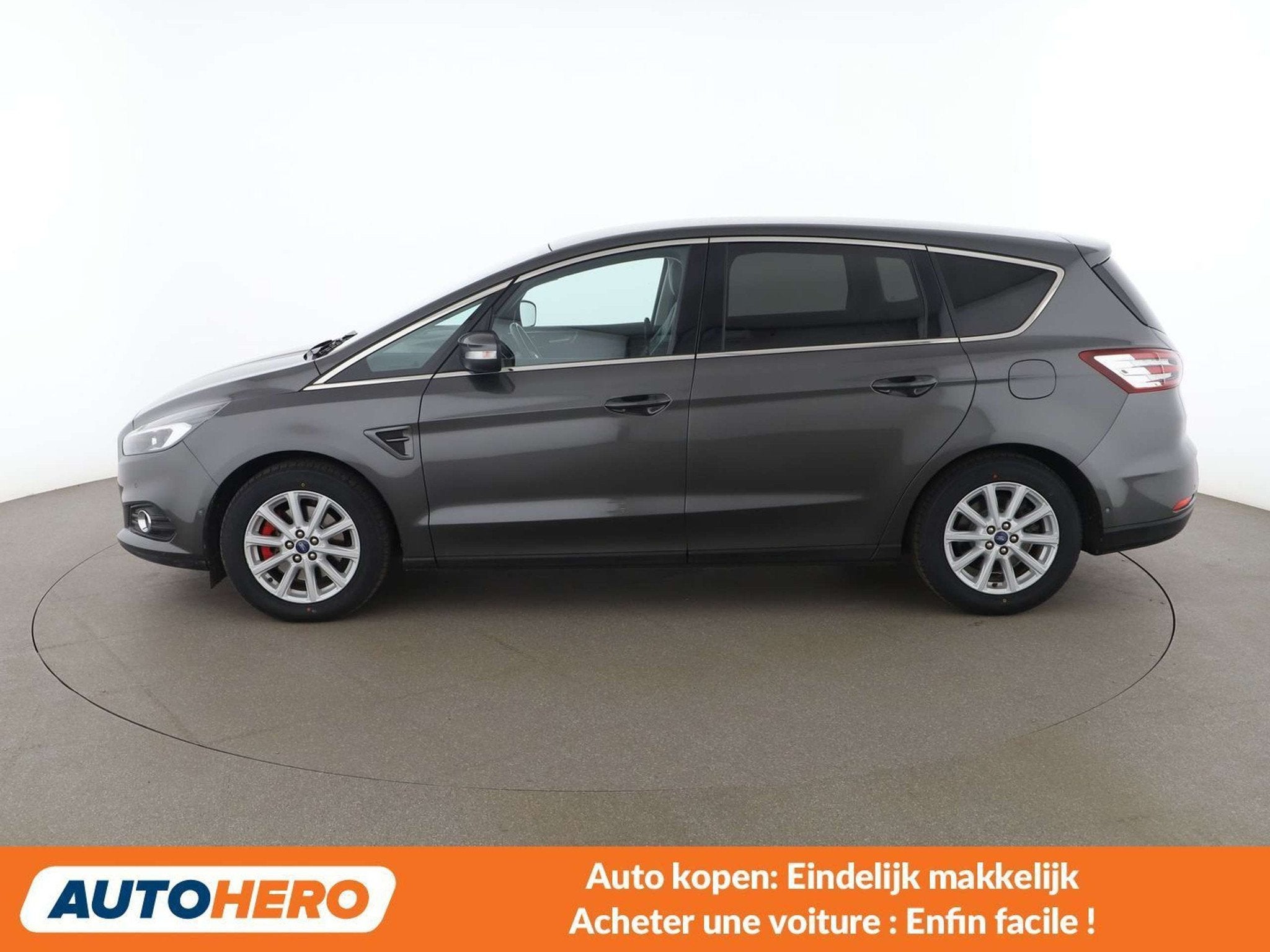 Ford S-Max 2.0 TDCi Titanium (année de construction 2016), Autos, Cuir, Argent ou Gris, Achat, 5 portes