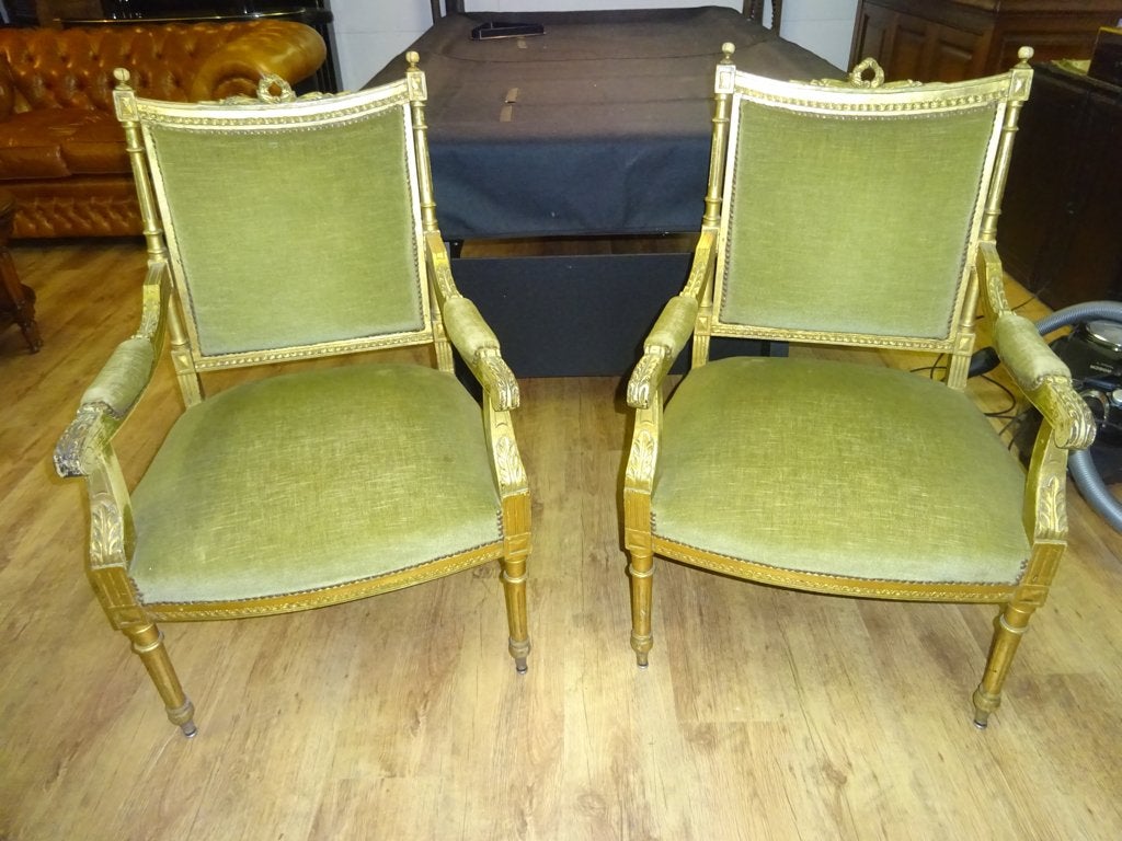 Engels paar kasteelstoelen originele staat, Ophalen