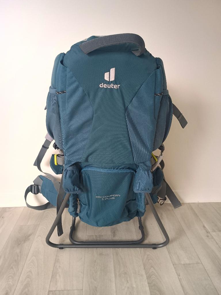 Kinderdrager - Deuter Kid Comfort 1 Plus (met regenhoes), Overige typen, Nieuw, Rug, Ophalen