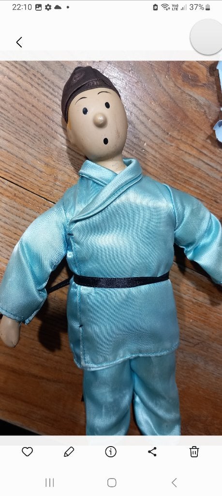 Tintin 1994, Enlèvement, Tintin, Utilisé, Statue ou Figurine