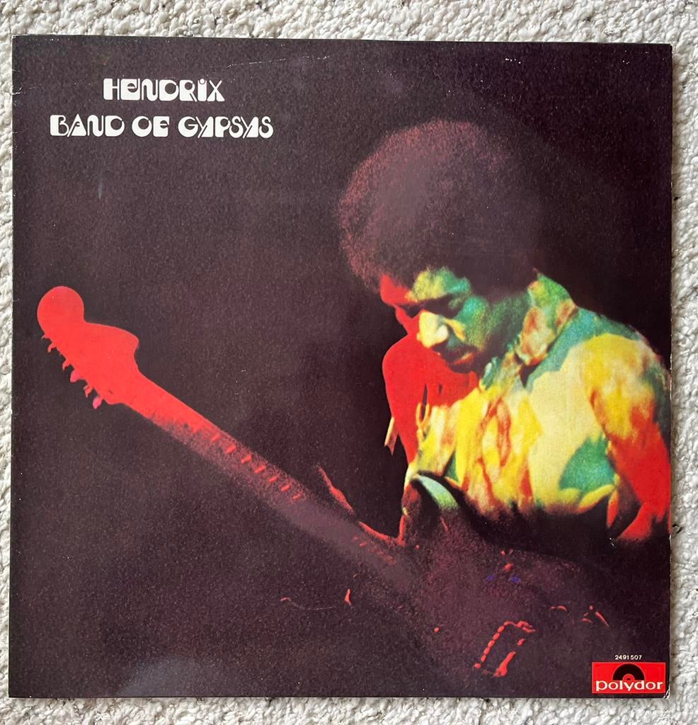 Lp Jimi Hendrix, Band of gypsys, Cd's en Dvd's, Vinyl | Rock, Ophalen of Verzenden, Zo goed als nieuw