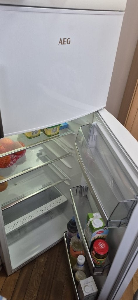 Combi frigo - congélateur   AEG RDS7232XAW, Electroménager, Classe énergétique A ou plus économe, 160 cm ou plus, Comme neuf, Enlèvement