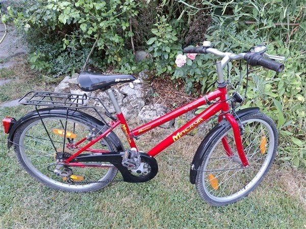 Vélo enfant MINERVA rouge, Vélos & Vélomoteurs, Enlèvement, Utilisé, Frein sur jante, Minerva