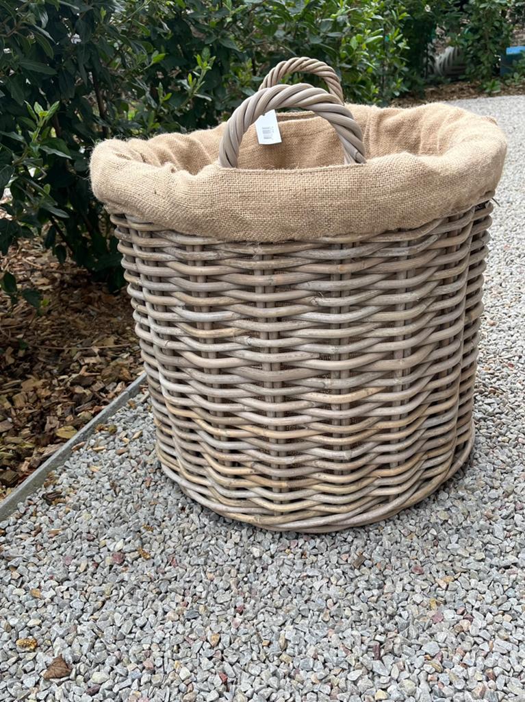 Rotan Houtmand, Ophalen, Mand, Rond, Nieuw