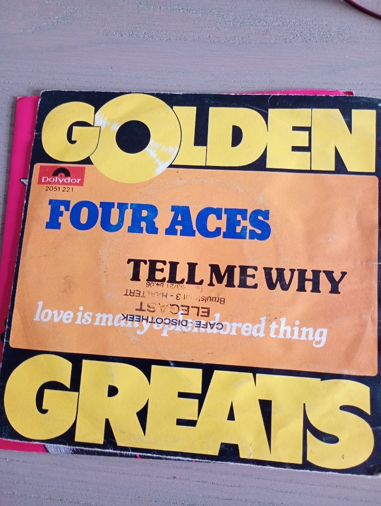 Four Aces - Tell me why, Gebruikt, Verzenden, 7 inch, Fotohoes