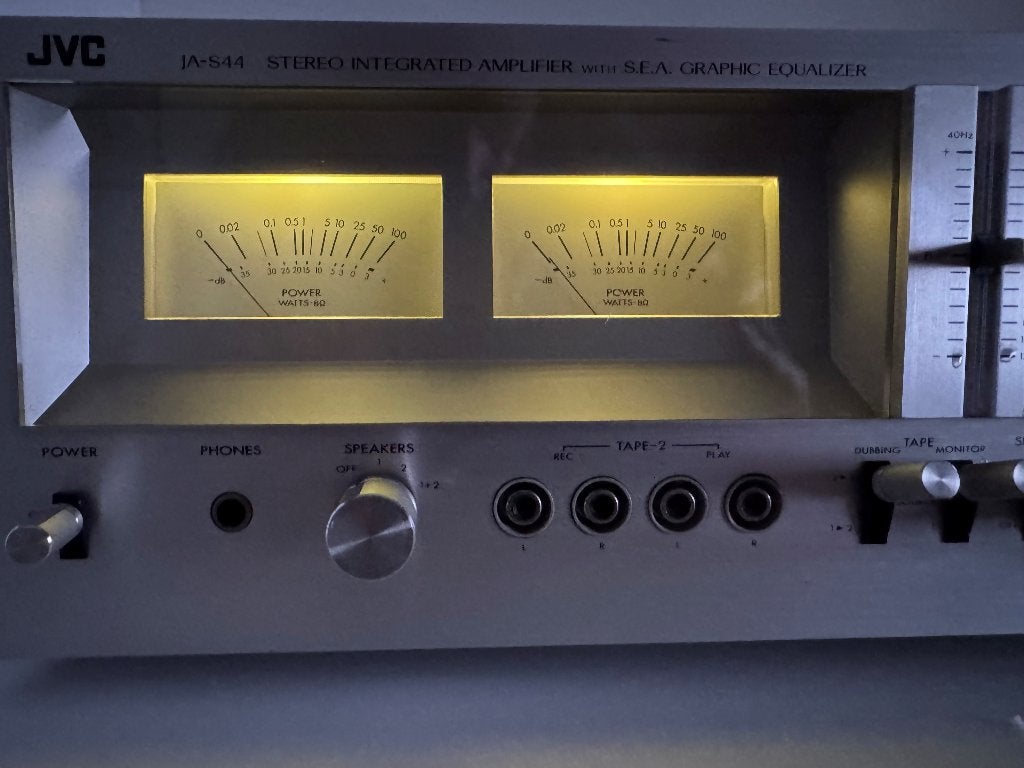JVC JA-S44 VINTAGE VERSTERKER (1979), Ophalen, Gebruikt, JVC, 60 tot 120 watt