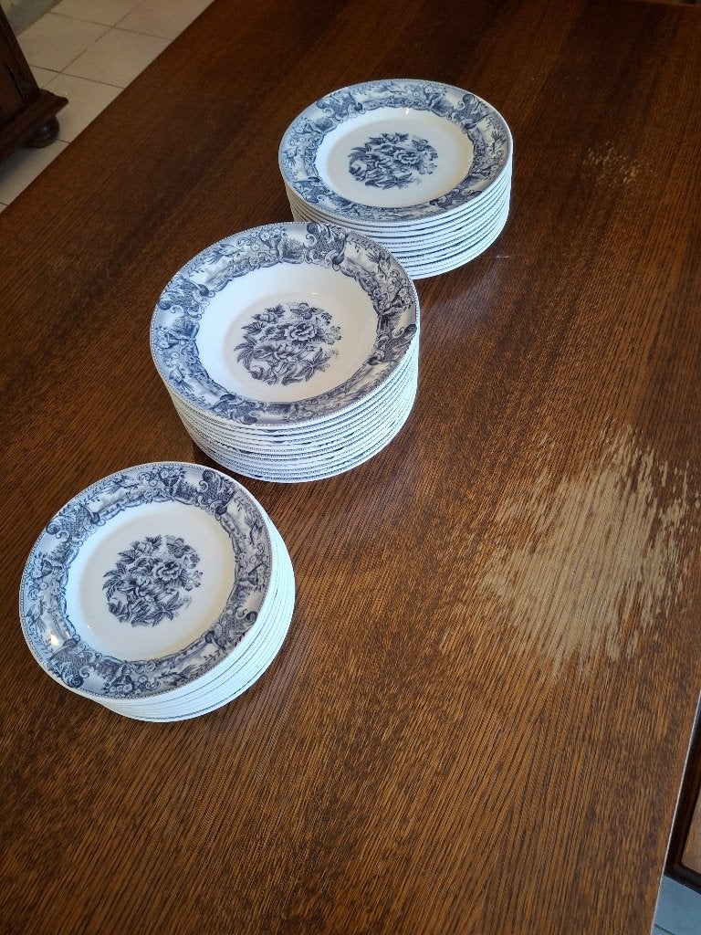 Borden, Ophalen, Zo goed als nieuw, Delftsblauw, Bord(en)