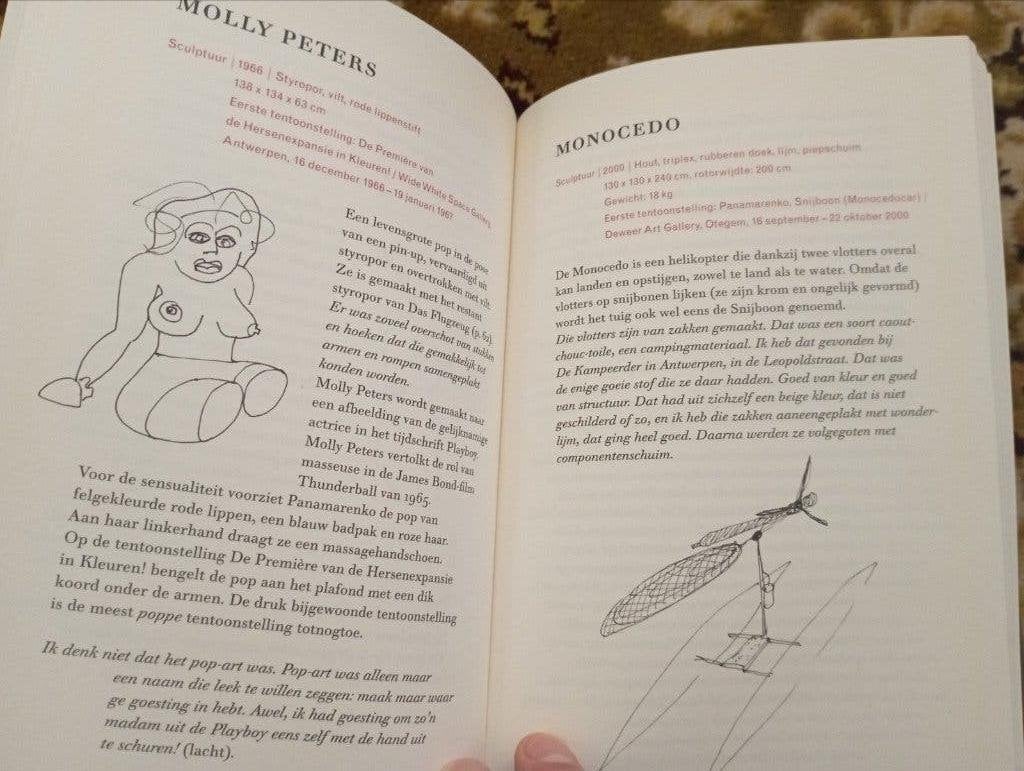 687) copyright panamarenko, Boeken, Kunst en Cultuur | Beeldend, Zo goed als nieuw, Grafische vormgeving, Ophalen of Verzenden