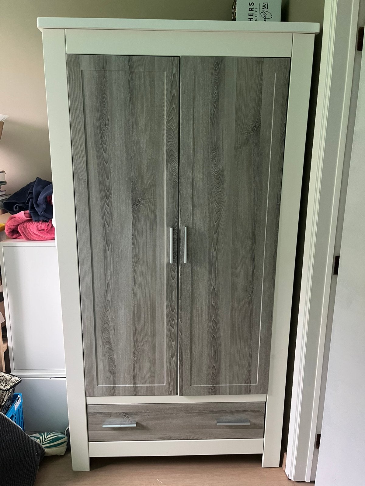 Kast met schuif, lades en plats om kapstokken op te hangen, Huis en Inrichting, Ophalen, Gebruikt, 50 tot 100 cm, Met lade(s)