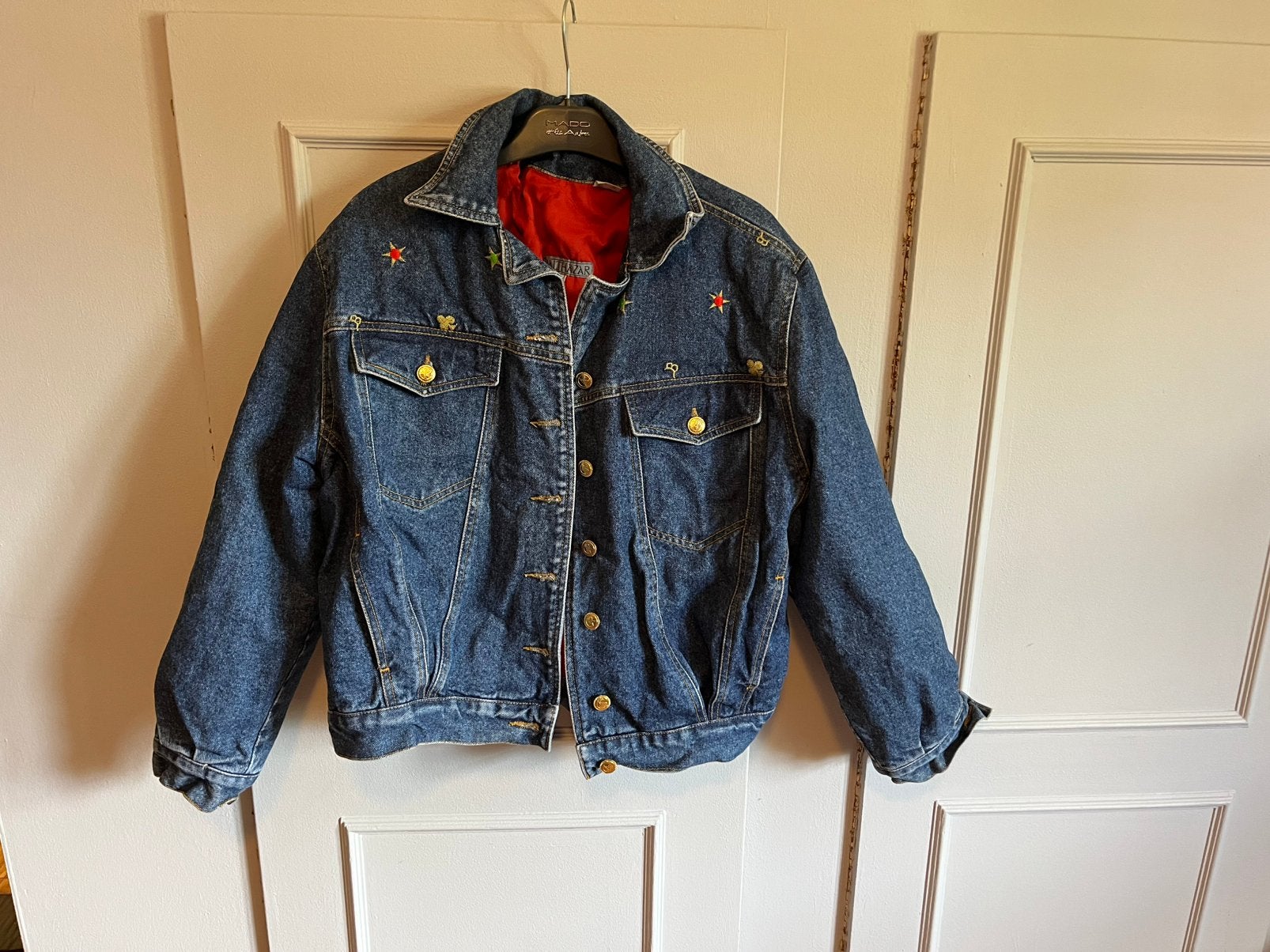 Veste en jean Tissu épais de la marque Balthazar, Enlèvement ou Envoi, Comme neuf, Bleu