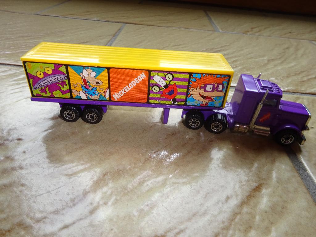 Camion Matchbox Nickelodeon, Enlèvement, Comme neuf, Bus ou Camion