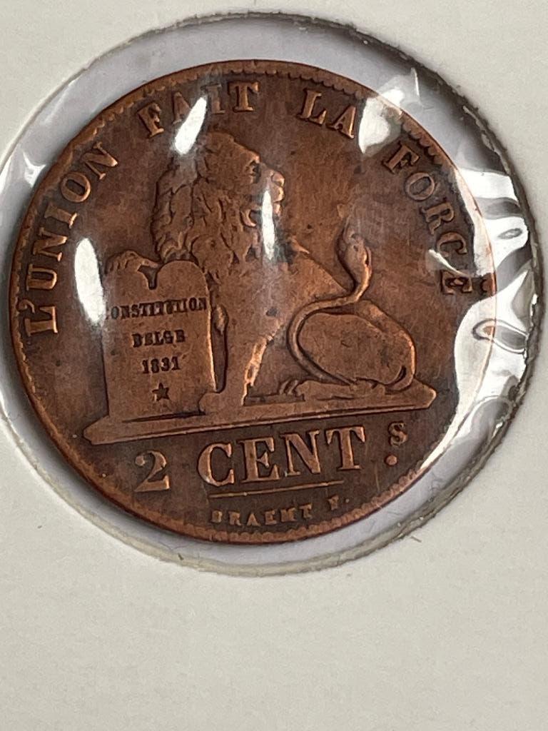 2 cent 1846, Enlèvement ou Envoi, Monnaie en vrac