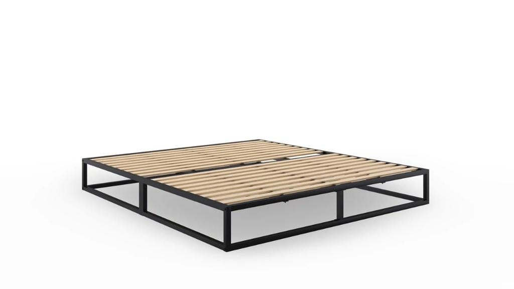 Emma 'Original metalen bed' met lattenbodem, Neuf, Queen size, 140 cm, Enlèvement