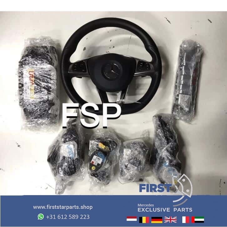 W213 AMG Airbag Set Mercedes E Klasse 2016-2018 airbagset 63, Gebruikt, -, Ophalen of Verzenden, -
