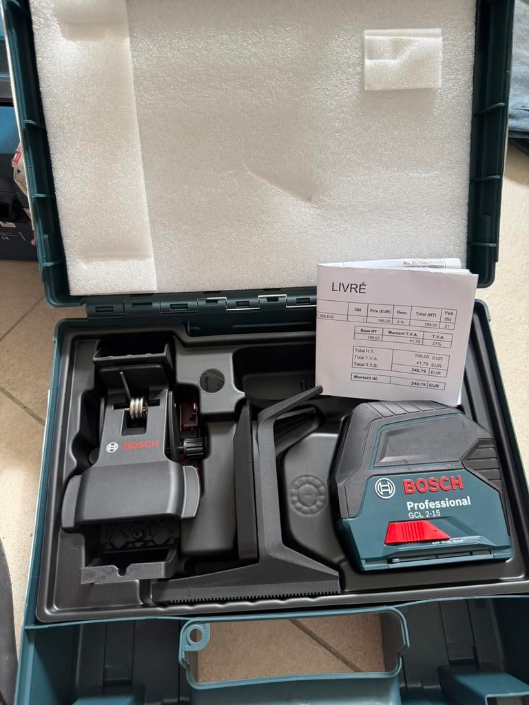 Bosch GCL 2-15 laser combi, Ophalen of Verzenden, Zo goed als nieuw