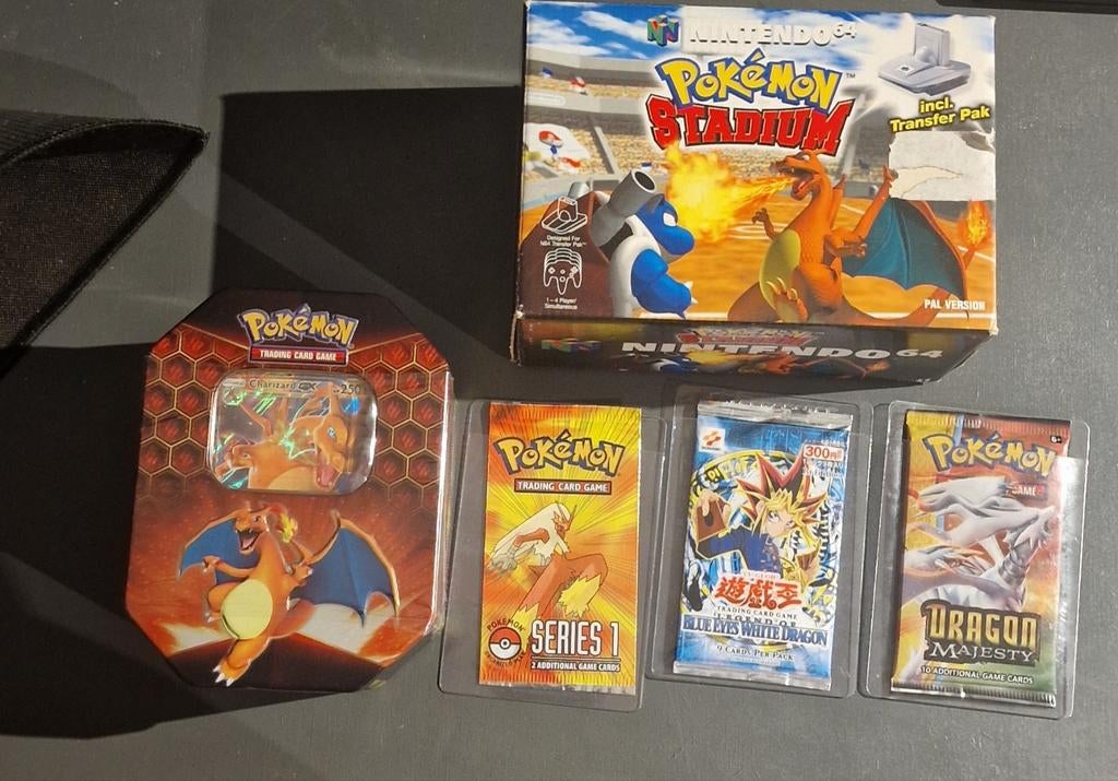 Boosterpacks + pokemon stadium, Ophalen