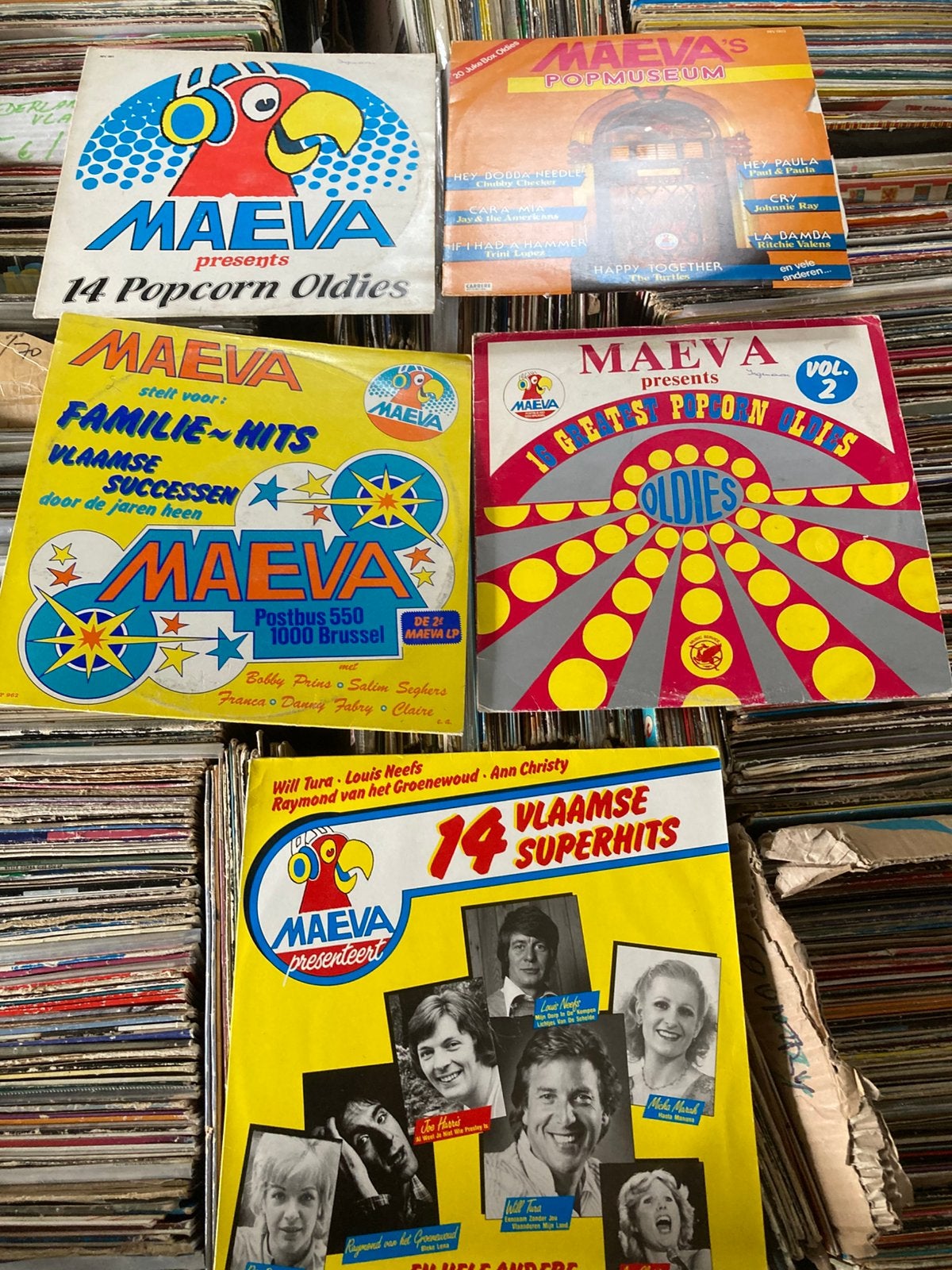 MAEVA/ 5 lp’s samen, Cd's en Dvd's, Ophalen of Verzenden, Zo goed als nieuw, LP