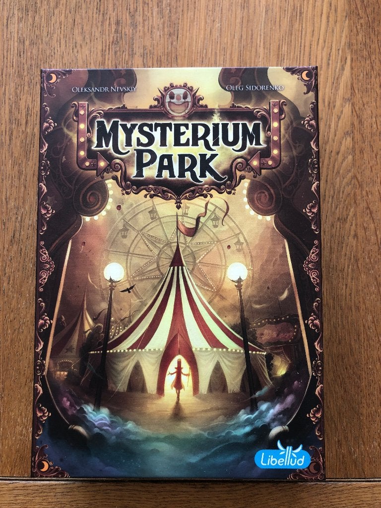 Leuke bordspellen: Mysterium Park, Party & Co & Trivia, Vijf spelers of meer, Ophalen, Zo goed als nieuw, Libellud, Hasbro en goliath