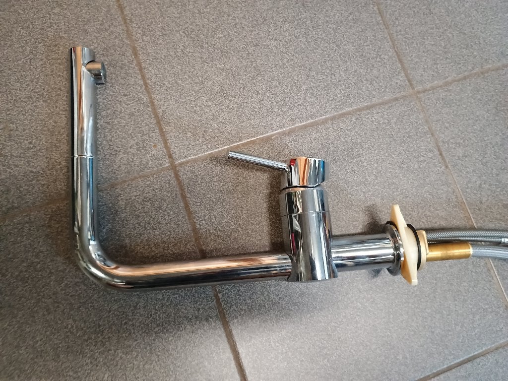 Robinet de cuisine Grohe presque neuf, Enlèvement, Comme neuf, Chrome, Robinet